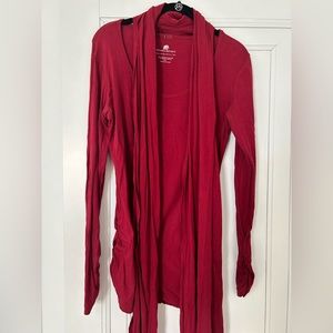 Banana Republic long sleeve red tshirt with scarf size large